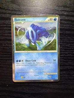 Suicune HGSS21 Holo Black Star Promo Pokemon Card - Image 1
