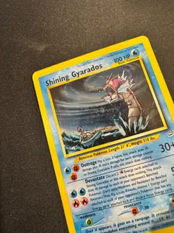 Shining Gyarados Neo Revelation 65/64 Pokemon Card SWIRL - Image 4