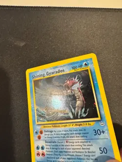 Shining Gyarados Neo Revelation 65/64 Pokemon Card SWIRL - Image 5