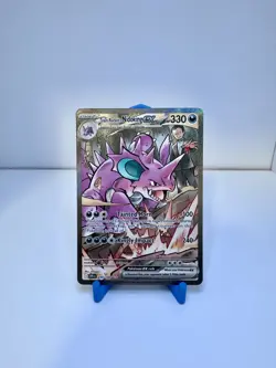 Pokemon TCG Team Rocket's Nidoking ex NM 233/182 destined rivals - Image 1
