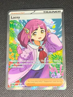 Lacey 166/142 - Stellar Crown Pokemon Card - NM - Image 1