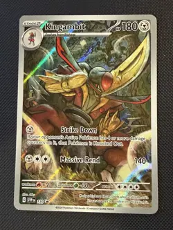 Kingambit 130/SVP Holo Rare Scarlet & Violet Pokemon TCG Card NM Condition - Image 1