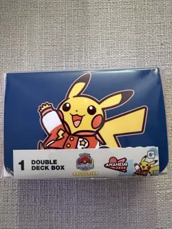 2025 Pokemon World Championship Anaheim Exclusive Varsity Double Deck Box - Image 1