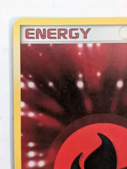 Fire Energy 104/108 EX Power Keepers Holographic Pokemon Card MP - Image 4