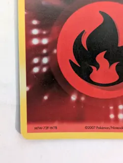 Fire Energy 104/108 EX Power Keepers Holographic Pokemon Card MP - Image 5