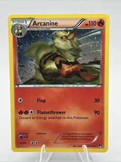 Pokemon TCG Arcanine XY Breakpoint Uncommon Card 11/122 Regular NM Condition - Image 1