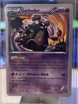 Pokemon TCG Garbodor World Championship 2016 Singles 57/122 Regular Rare LP - Image 1
