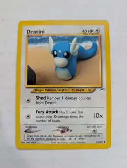 Dratini 63/105 Neo Destiny Common Pokemon TCG NM 1995-2000 - Image 1