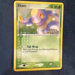Ekans 55/109 EX Team Rocket Returns Stamped Reverse Holo Pokemon TCG Card LP - Image 1
