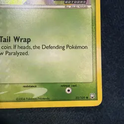 Ekans 55/109 EX Team Rocket Returns Stamped Reverse Holo Pokemon TCG Card LP - Image 4