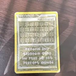 Alph Lithograph Trainer Pokemon TCG 86/95 2010 Milky Isobe Nintendo - Image 1