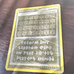 Alph Lithograph Trainer Pokemon TCG 86/95 2010 Milky Isobe Nintendo - Image 2