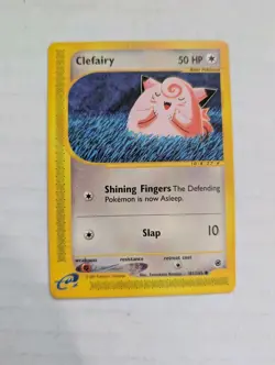Pokemon TCG Clefairy 101/165 Expedition Base Set NM Condition - Image 1