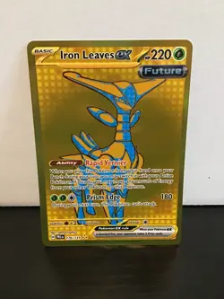 Iron Leaves ex 176/131 Pokemon Prismatic Evolutions Hyper Rare Full Art - Image 1