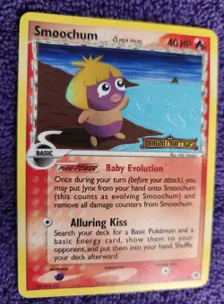 Smoochum 64/101 Dragon Frontiers Stamped Reverse Holo Pokemon *NICE* - Image 1