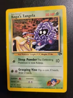 Koga's Tangela 81/132 Gym Challenge Common Pokemon Non Holo Vintage 2000 WOTC - Image 2