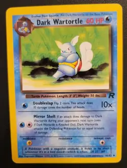 Pokemon TCG Team Rocket Dark Wartortle Uncommon 46/82 - Image 1