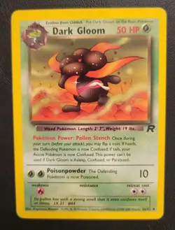 Pokemon TCG Dark Gloom Team Rocket 36/82 Unlimited Uncommon - Image 1