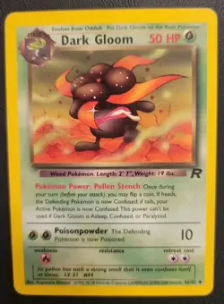 Pokemon TCG Dark Gloom Team Rocket 36/82 Unlimited Uncommon - Image 2