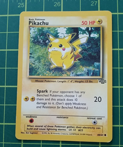 1999 WotC Pokemon Lot (9) Fossil Holo Ditto, Jungle Pidgeot/Eevee, Base Magikarp - Image 4