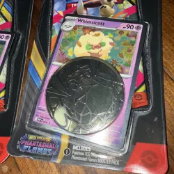 Pokemon Phantasmal Flames Blister Lot of 2 Packs Cottonee / Whimsicott Booster - Image 3