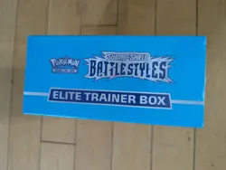 Pokemon TCG Sword & Shield Battle Styles Elite Trainer Box ETB Sealed - NIB Blue - Image 3