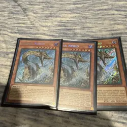 Yugioh! 3x Danger! Nessie! BLMR-EN059 Secret Rare 1st Ed NM - Image 1