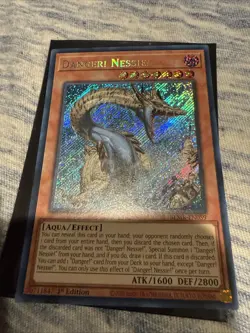 Yugioh! 3x Danger! Nessie! BLMR-EN059 Secret Rare 1st Ed NM - Image 5