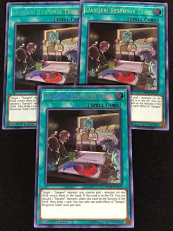 Yugioh Danger! Response Team MP19-EN221 1ST SECRET X3 (NM) - Image 1