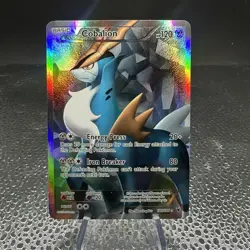 Cobalion 100/101 Holo Full Art Ultra Rare Pokemon TCG Card BW Noble Victories NM - Image 1