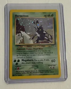 Heracross 6/111 Neo Genesis Holo Pokemon Swirl - Image 1