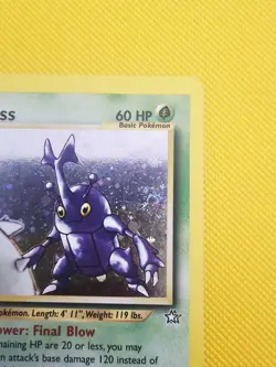 Heracross Neo Genesis 6/111 1st Edition Holo Rare Pokemon TCG LP/NM SWIRL - Image 5