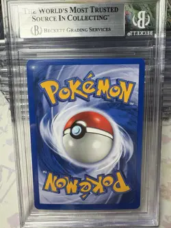 Heracross 6/111 Pokemon Neo Genesis Unlimited Holo Rare SWIRL BGS 8.5 - Image 2