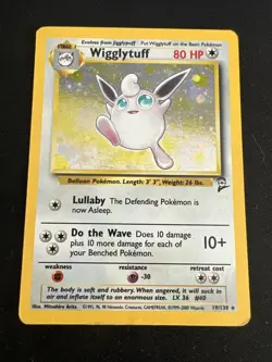 1999 Base Set 2 Vintage Pokemon 2 Card Lot: Chansey 3/130 & Wigglytuff 19/130 - Image 4