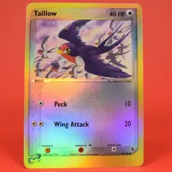 Pokemon TCG English Card ex Ruby & Sapphire Taillow 72/109 Reverse Holo - Image 1