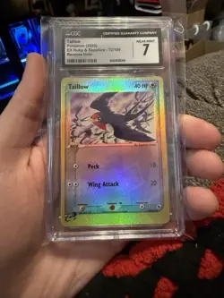 Pokemon Card - Taillow Ruby and Sapphire 72/109 Reverse Holo CGC 7 - Image 1