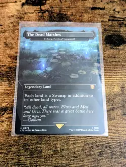 The Dead Marshes *Urborg, Tomb of Yawgmoth*FOIL #375 Extended Art Box Topper LTC - Image 1