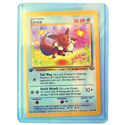 Eevee 51/64 Pokemon TCG 1st Edition Jungle LP Vintage 1999 Card - Image 1
