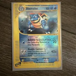 Blastoise - 36/165 - Pokemon Expedition reverse holo Rare Card mp - Image 1