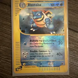 Blastoise - 36/165 - Pokemon Expedition reverse holo Rare Card mp - Image 2