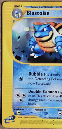 Blastoise Expedition Non-Holo Pokemon Card 2002 36/165 Rare - Image 2