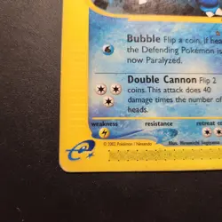 2002 Blastoise 36/165 - Expedition Regular Non-Holo Rare - Pokemon TCG - MP - Image 4