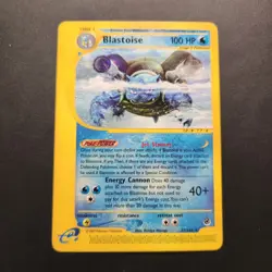 2002 Blastoise 37/165 - Expedition Base Non-Holo Regular Rare - Pokemon TCG - LP - Image 1