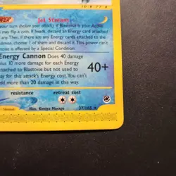 2002 Blastoise 37/165 - Expedition Base Non-Holo Regular Rare - Pokemon TCG - LP - Image 3