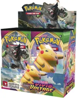 Pokemon TCG Sword and Shield - Vivid Voltage Booster Box (Factory Sealed) 36pks 820650827495 - Image 3