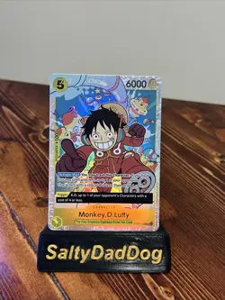 One Piece Card Game 500 Years in the Future Monkey. D. Luffy OP07-109 SR English - Image 1