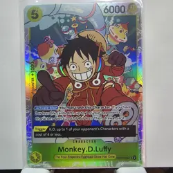 One Piece Card Game Monkey D Luffy OP07-109 SR 500 Years in the Future English - Image 1