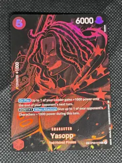 One Piece TCG OP09-013 Yasopp SP OP12 Legacy Of The Master - Image 1