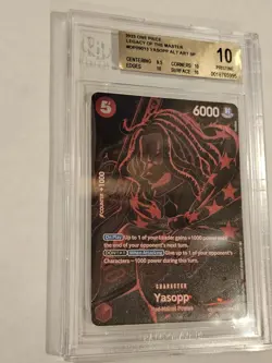 One Piece TCG OP12 Legacy of the Master OP09-013 SP Yasopp BGS 10 - Image 2