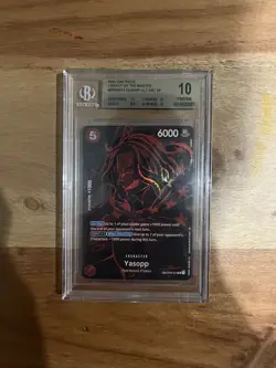 One Piece TCG OP12 Legacy of the Master OP09-013 SP Yasopp BGS 10 - Image 1